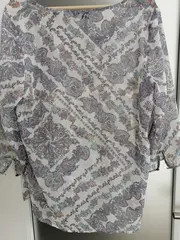 Vorschaubild 2 von Damen Bluse Paisley-Muster Gr. 42/XL Mehrfarbig Casual