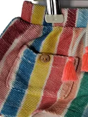 Vorschaubild 3 von Baby Mädchen Shorts Gestreift Mehrfarbig Kordelzug Gr. 92