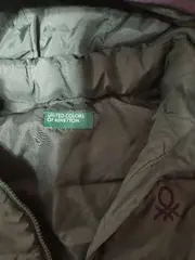 Vorschaubild 3 von Kinder Steppweste Kapuze Gr. 92 grün Outdoor