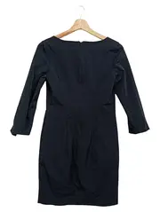 Vorschaubild 2 von Businesskleid Damen Gr. 40/L Schwarz Elegant Etuikleid