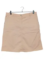 Vorschaubild 1 von Damen Wickelrock Gr. 46 Beige Casual Midirock