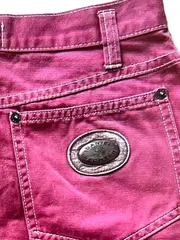 Vorschaubild 7 von Damen Jeansrock Gr. 42;XL Pink Casual Baumwolle