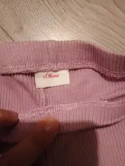 Vorschaubild 3 von Mädchen Leggings Schlaghose Rosa Rippstrick Gr. 86