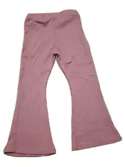 Vorschaubild 2 von Mädchen Leggings Schlaghose Rosa Rippstrick Gr. 86