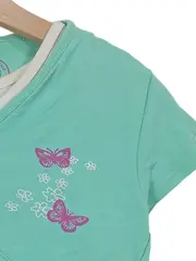 Vorschaubild 3 von Kinder Twin Set Mädchen Shirt Gr. 128 Casual Mehrfarbig Baumwolle