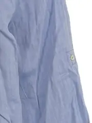 Vorschaubild 3 von Basic Hemdbluse Damen Gr. S/36 Blau Biesen Stehkragen Langarm