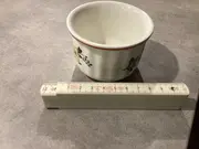 Vorschaubild 4 von Dekoschale Porzellan Blumenmuster Weiß 8cm