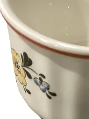 Vorschaubild 3 von Dekoschale Porzellan Blumenmuster Weiß 8cm