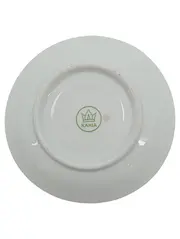 Vorschaubild 2 von Unterteller Keramik 11 cm Gold Blumenmuster Klassisch