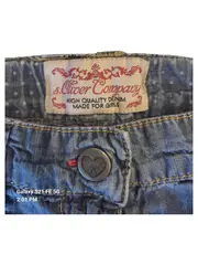 Vorschaubild 7 von Jeansrock Mädchen Minirock Blau Baumwolle Gr. 128 Stickerei