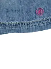 Vorschaubild 6 von Jeansrock Mädchen Minirock Blau Baumwolle Gr. 128 Stickerei