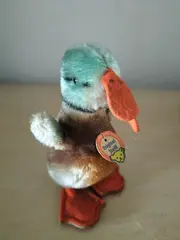 Vorschaubild 2 von Ente Kuscheltier Vintage Mehrfarbig Stofftier Sammlerstück