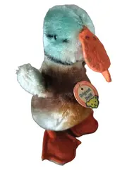 Vorschaubild 1 von Ente Kuscheltier Vintage Mehrfarbig Stofftier Sammlerstück