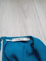 Vorschaubild 3 von Damen Bluse Langarm Petrol Viskose Gr. S 36 Feminin