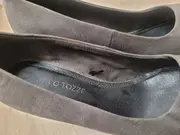 Vorschaubild 2 von Damen Pumps Schuhe Gr. 38 Grau Elegant Glitzer