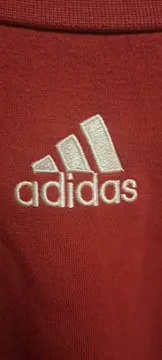 Vorschaubild 2 von Sweatshirt Herren Rot 3-Streifen Crewneck Gr. 42/44 Vintage