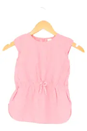 Vorschaubild 1 von CARTERS Mädchen Sommerkleid Gr. 68 Rosa Casual Schleife Baumwolle