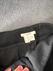 Vorschaubild 4 von Damen Stoffhose Business Schwarz Gr. 44 mit Bindegürtel