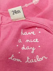 Vorschaubild 3 von Top Kinder Gr. 92 Rosa Früchte Schriftzug Rüschen Casual