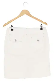 Vorschaubild 2 von MARC O POLO Damen Faltenrock Gr. 38/M Weiß Casual Elegant Baumwolle