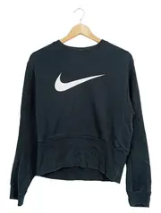 Vorschaubild 1 von Damen Pullover Swoosh Logo Sweatshirt Schwarz Gr. M Sportlich