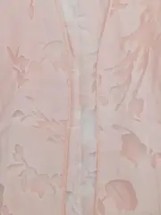 Vorschaubild 2 von Damen Bluse Rosa Blumenmuster Halbarm Gr. S Freizeit