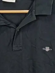 Vorschaubild 2 von Herren Poloshirt Schwarz XXL Kurzarm Baumwolle Casual Polo