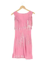 Vorschaubild 2 von Damen Freizeitkleid Gr. 36/S Rosa Elegant Party Glitzer