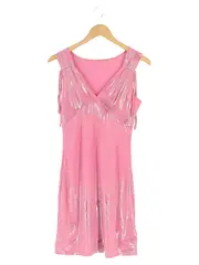 Vorschaubild 1 von Damen Freizeitkleid Gr. 36/S Rosa Elegant Party Glitzer
