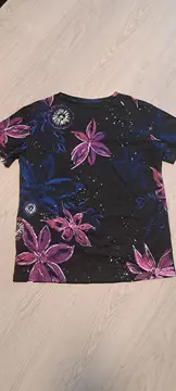 Vorschaubild 4 von Damen T-Shirt mit Blumenmuster Gr. 36/S Sportlich Casual