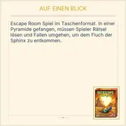 Vorschaubild 2 von Deckscape Der Fluch der Sphinx Kartenspiel Escape Room 12+