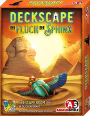 Vorschaubild 1 von Deckscape Der Fluch der Sphinx Kartenspiel Escape Room 12+