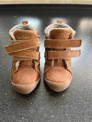Vorschaubild 3 von Kinder Stiefel Gr. 24 Braun Klettverschluss Herbst Winter