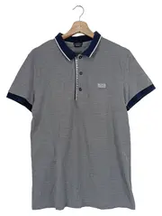 Vorschaubild 1 von Herren Poloshirt Grau Gr. L Baumwolle Casual