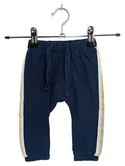 Vorschaubild 1 von NAME IT Kinder Stoffhose Gr. 62 Blau Casual Sportlich mit Seitenstreifen