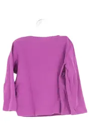 Vorschaubild 2 von Pullover Mädchen Gr. 80 Lila Langarm Herz-Print Logo Casual