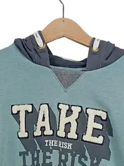 Vorschaubild 3 von Kinder Kapuzenpullover Hoodie Take The Risk Türkis Gr. 140 Casual
