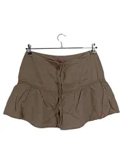 Vorschaubild 1 von edc A-Linienrock Damen Minirock Baumwolle Braun Gr. 38 Freizeit