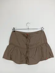 Vorschaubild 5 von edc A-Linienrock Damen Minirock Baumwolle Braun Gr. 38 Freizeit