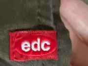 Vorschaubild 4 von edc A-Linienrock Damen Minirock Baumwolle Braun Gr. 38 Freizeit