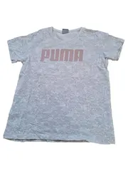 Vorschaubild 1 von Damen T-Shirt Gr. 36 S Beige Casual Logo-Print Kurzarm