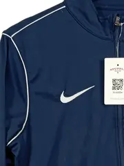 Vorschaubild 2 von Herren Trainingsjacke Blau Gr. 48/M Sport Polyester