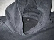 Vorschaubild 3 von Kids Hoodie Kapuzenpullover Gr. 122 S schwarz karierter Saum