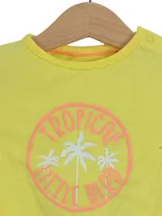 Vorschaubild 2 von Baby T-Shirt Tropical Little Bird Gelb Gr. 68 Baumwolle