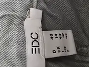 Vorschaubild 5 von EDC Damen Jeans Regular Fit Gr. 40 Oliv Casual Hose Gummibund