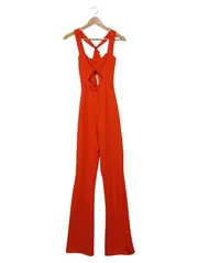 Vorschaubild 1 von Damen Jumpsuit Orange Gr. 38 Cut-Out Elegant