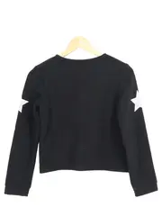 Vorschaubild 2 von Kinder Pullover Gr. 164 Schwarz Sterne Schriftzug Langarm