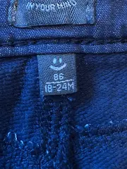 Vorschaubild 5 von Jeans-Optik Jogginghose Kinder Blau Gr. 86 Casual Baumwolle