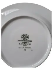Vorschaubild 2 von Leonard Paris Untertasse Estoril Weiß Gold 16 cm Porzellan