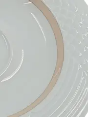 Vorschaubild 3 von Leonard Paris Untertasse Estoril Weiß Gold 16 cm Porzellan